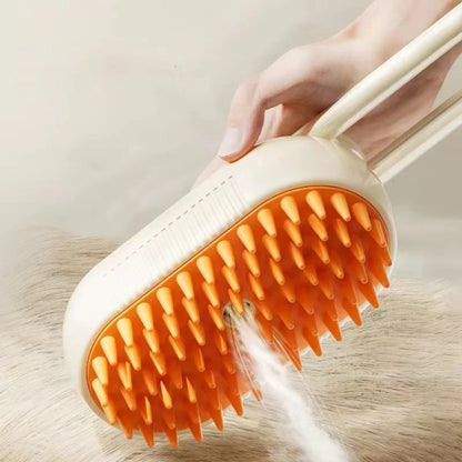 Brosse Électrique 3-en-1 pour Animaux – Peigne avec Pulvérisation d'Eau